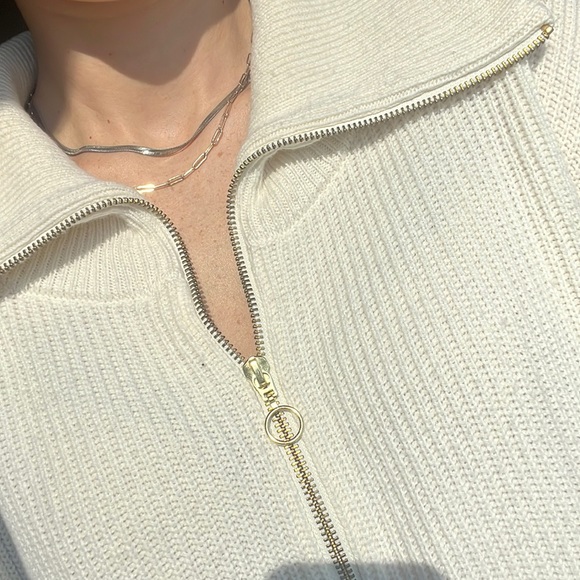 Talbots collar half zip sweater size 1x - Picture 9 of 13